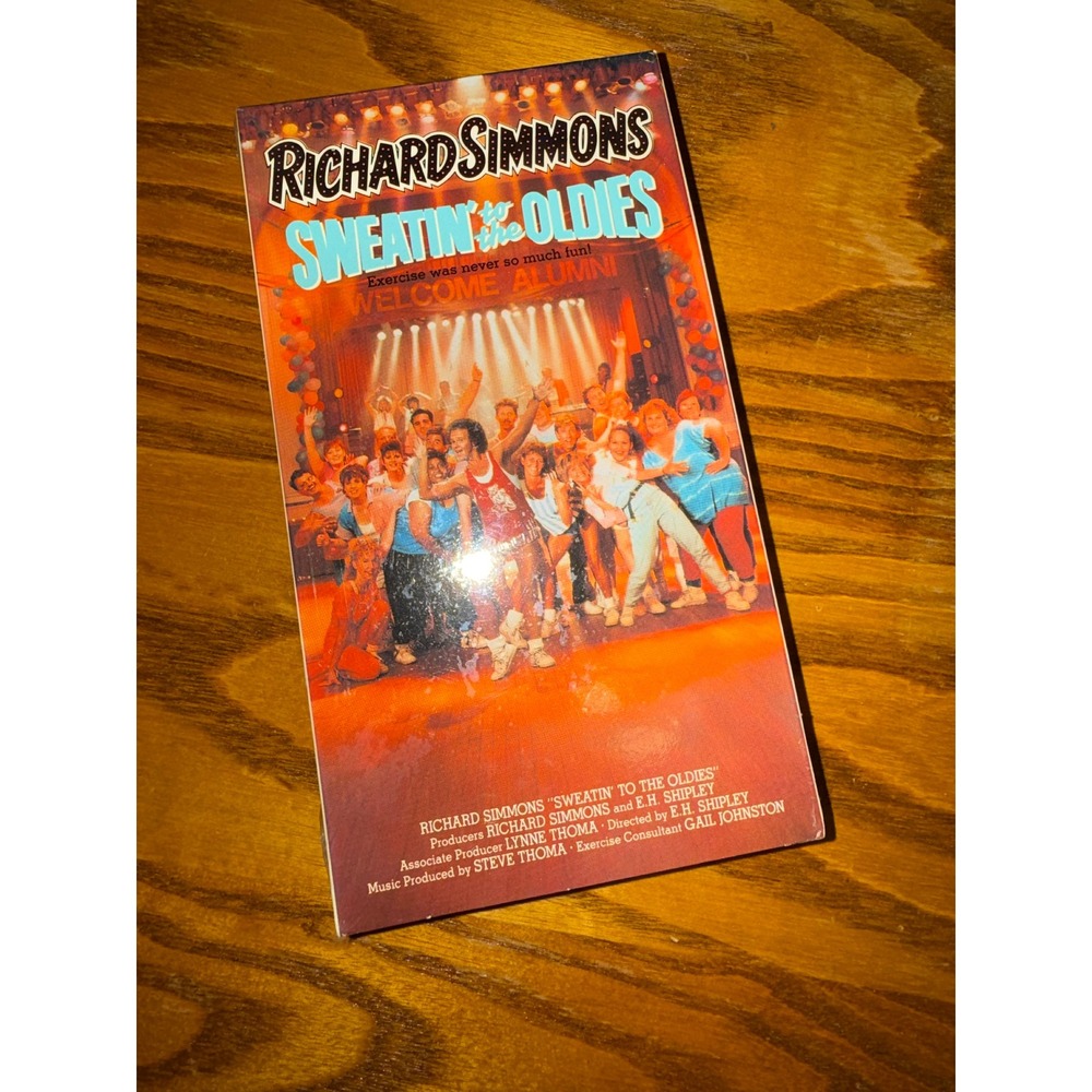 Richard Simmons Sweatin to the Oldies VHS Tape Factory Sealed Vintage Exercise - Picture 2 of 4